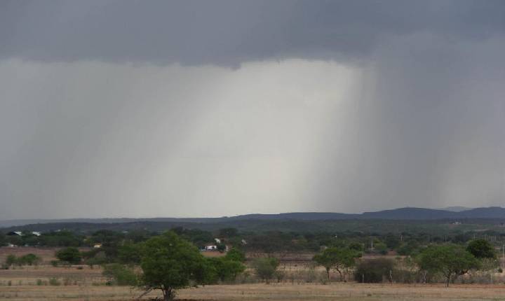 Alerta Amarelo: Sertão da Paraíba em atenção para chuvas intensas e ventos fortes