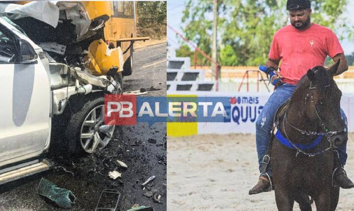 ATUALIZAÇÃO: VAQUEIRO DE 36 ANOS MORRE EM ACIDENTE NA PB-393; IRMÃO QUE ESTAVA NO CARRO SOBREVIVEU FERIDO