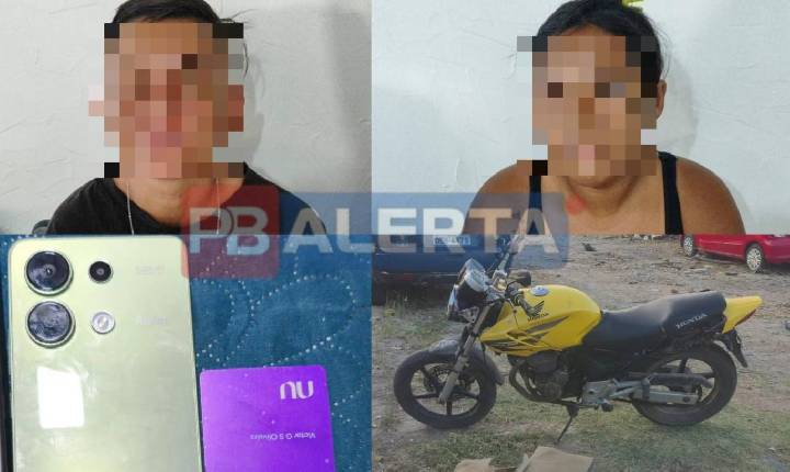 Mesmo fora de serviço, sargentos do ROTAM agem com rapidez, interceptam assaltante e prendem dupla após roubo e uso de cartão em Sousa