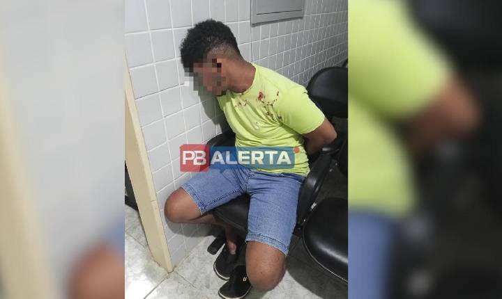 ROTAM prende suspeito de tráfico após perseguição e queda em São Gonçalo, em Sous