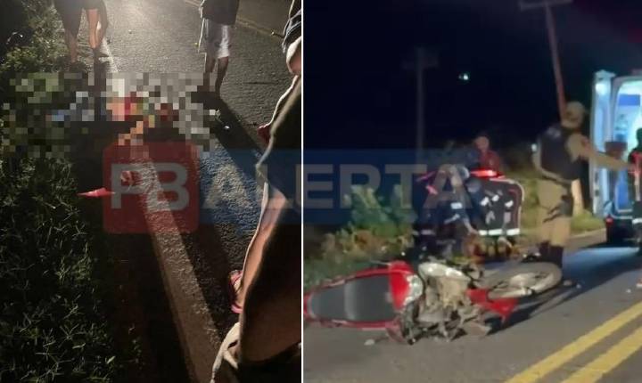 Tragédia na BR-405: Colisão entre motocicletas deixa uma vítima fatal em Uiraúna, neste domingo (8)