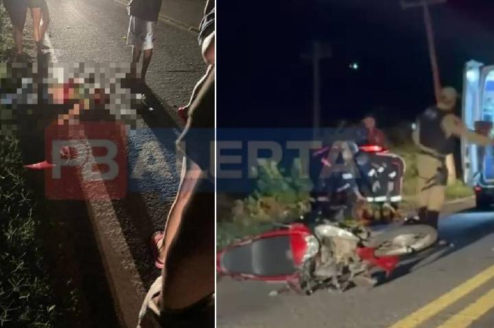 Tragédia na BR-405: Colisão entre motocicletas deixa uma vítima fatal em Uiraúna, neste domingo (8)