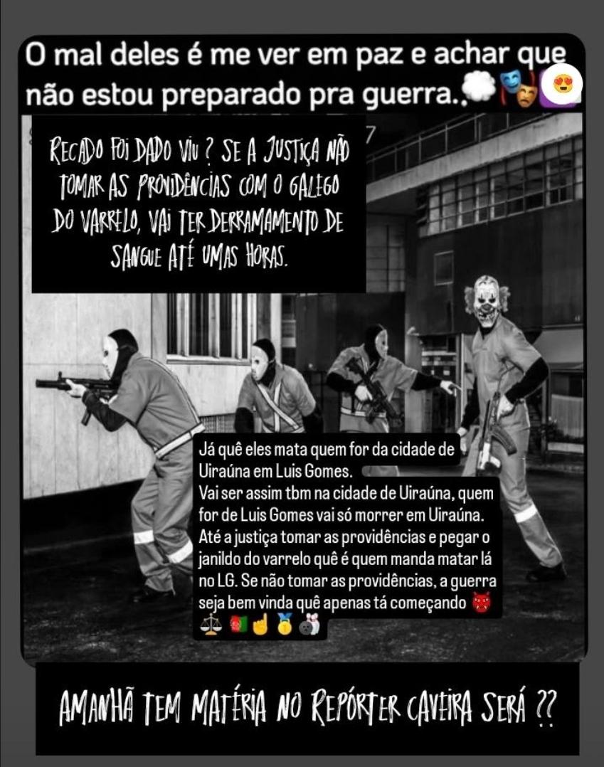 Imagem enviada a nossa redação 