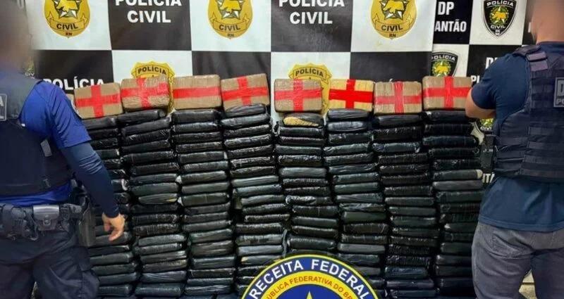 Polícia do RN apreende carga de skunk avaliada em R$ 5 milhões e que seria enviada à PB