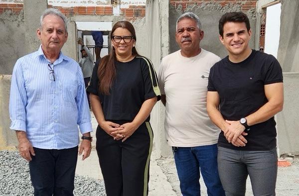 Prefeito em exercício, Dr. Zé Célio, realiza visita técnica às obras de construção da nova base SAMU no Distrito de Lagoa dos Estrelas