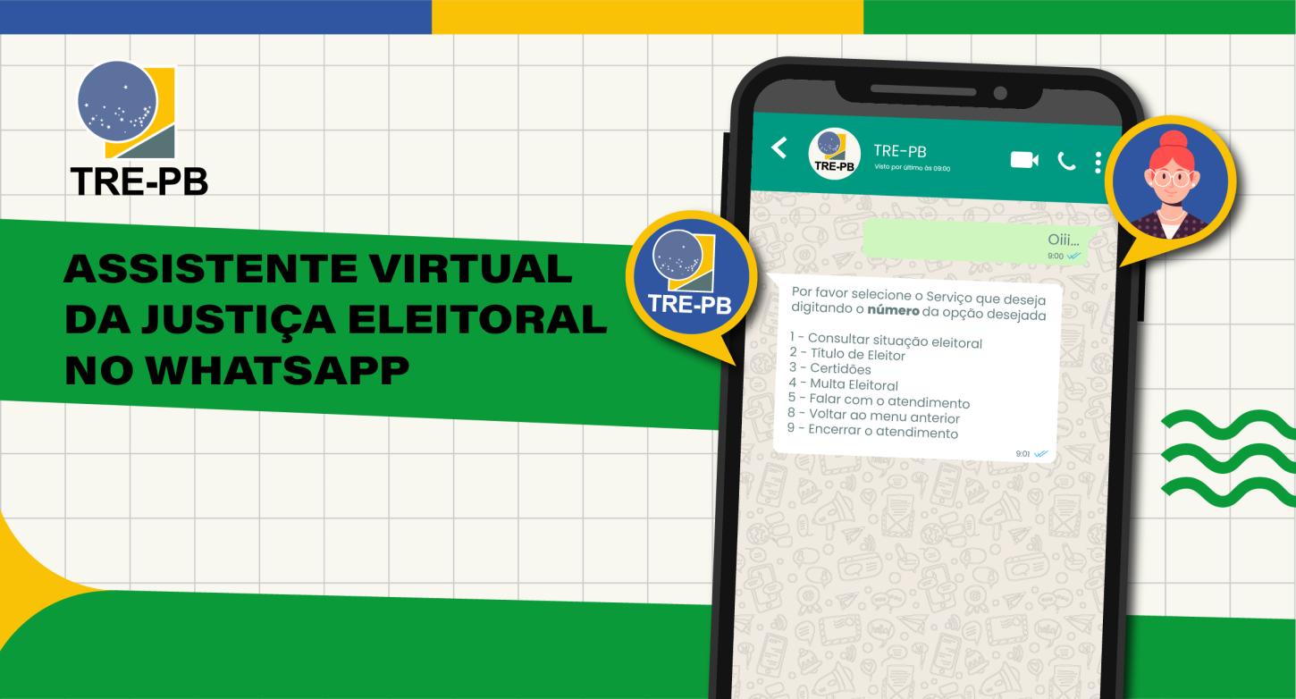 TRE-PB começa a convocar por WhatsApp mais de 150 mil eleitores para fazer biometria