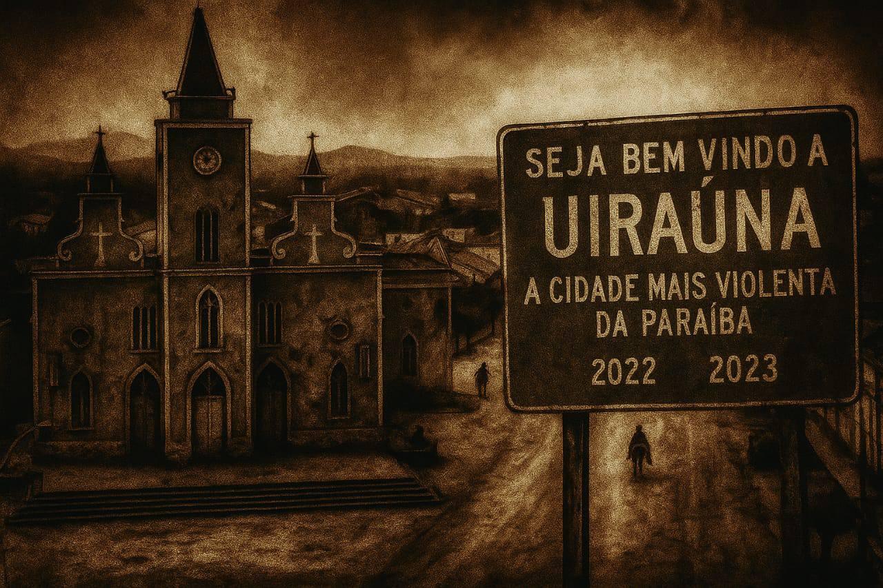 Uiraúna registra alívio em 2024 após pico histórico de violência, mas tensões entre facções reacendem alerta na fronteira com o RN, veja os gráficos