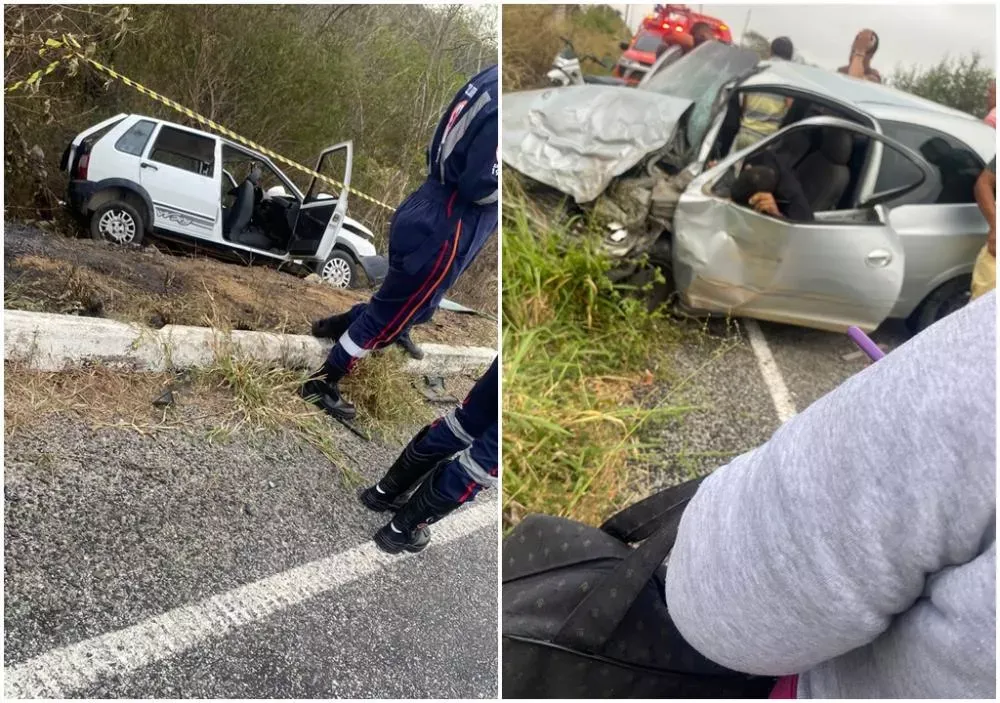 Um trágico acidente foi registrado na manhã deste sábado (19), por volta das 7h, na rodovia PB-238, no trecho que liga os municípios de Desterro e Teixeira. Dois veículos colidiram