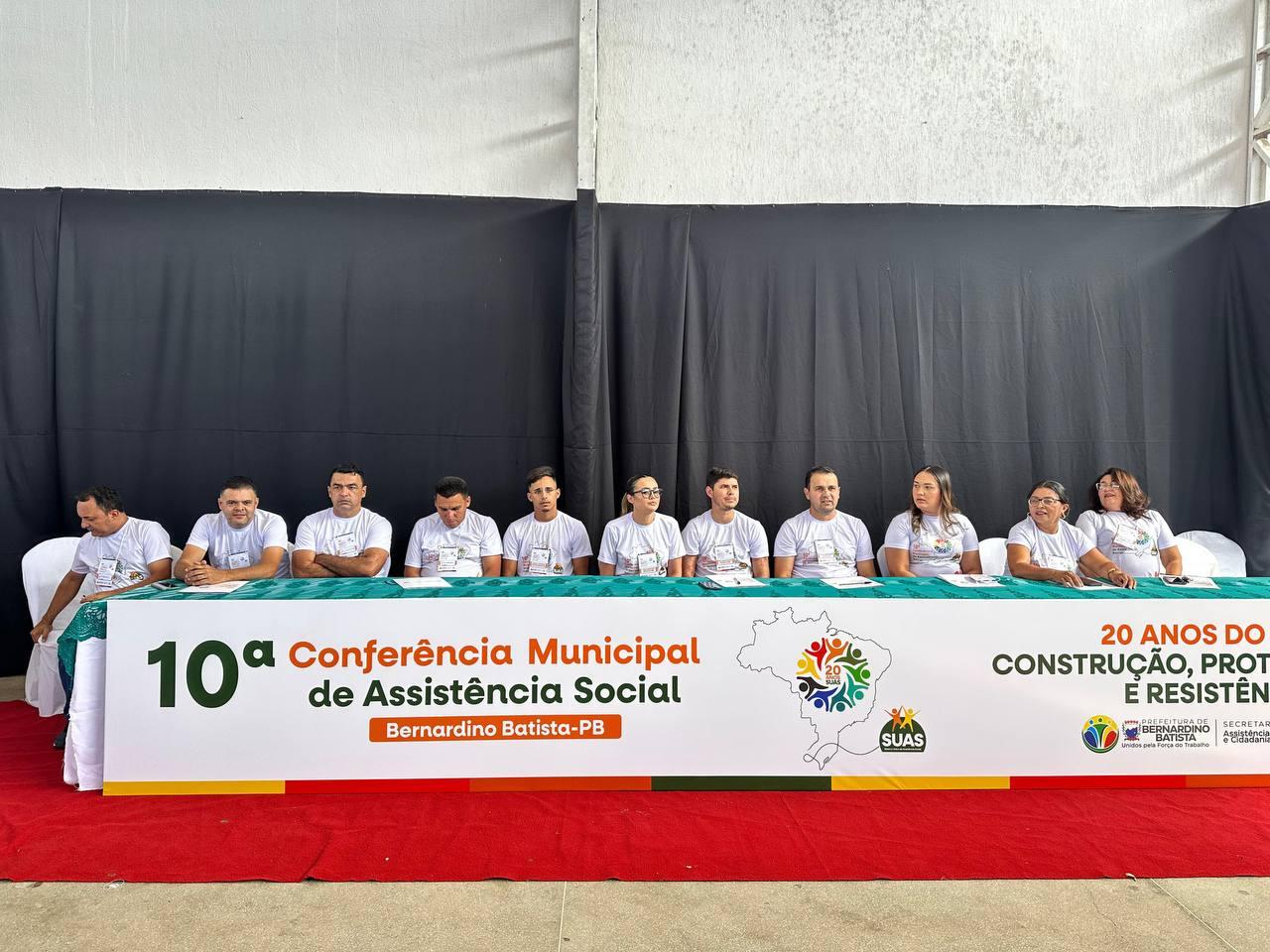 10ª Conferência de Assistência Social em Bernardino Batista é marcada por sucesso e ampla participação