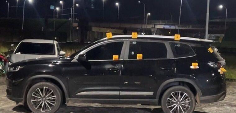 Carro do vereador Guguinha é alvo de vários tiros próximo ao Hospital Metropolitano, em JP