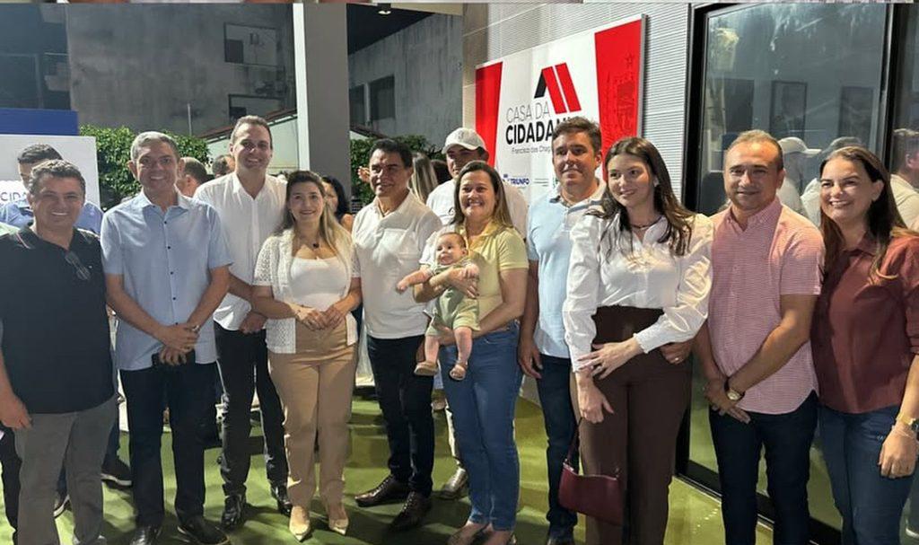 Prefeito Rinaldo Cipriano participa da inauguração da Casa da Cidadania em Triunfo-PB