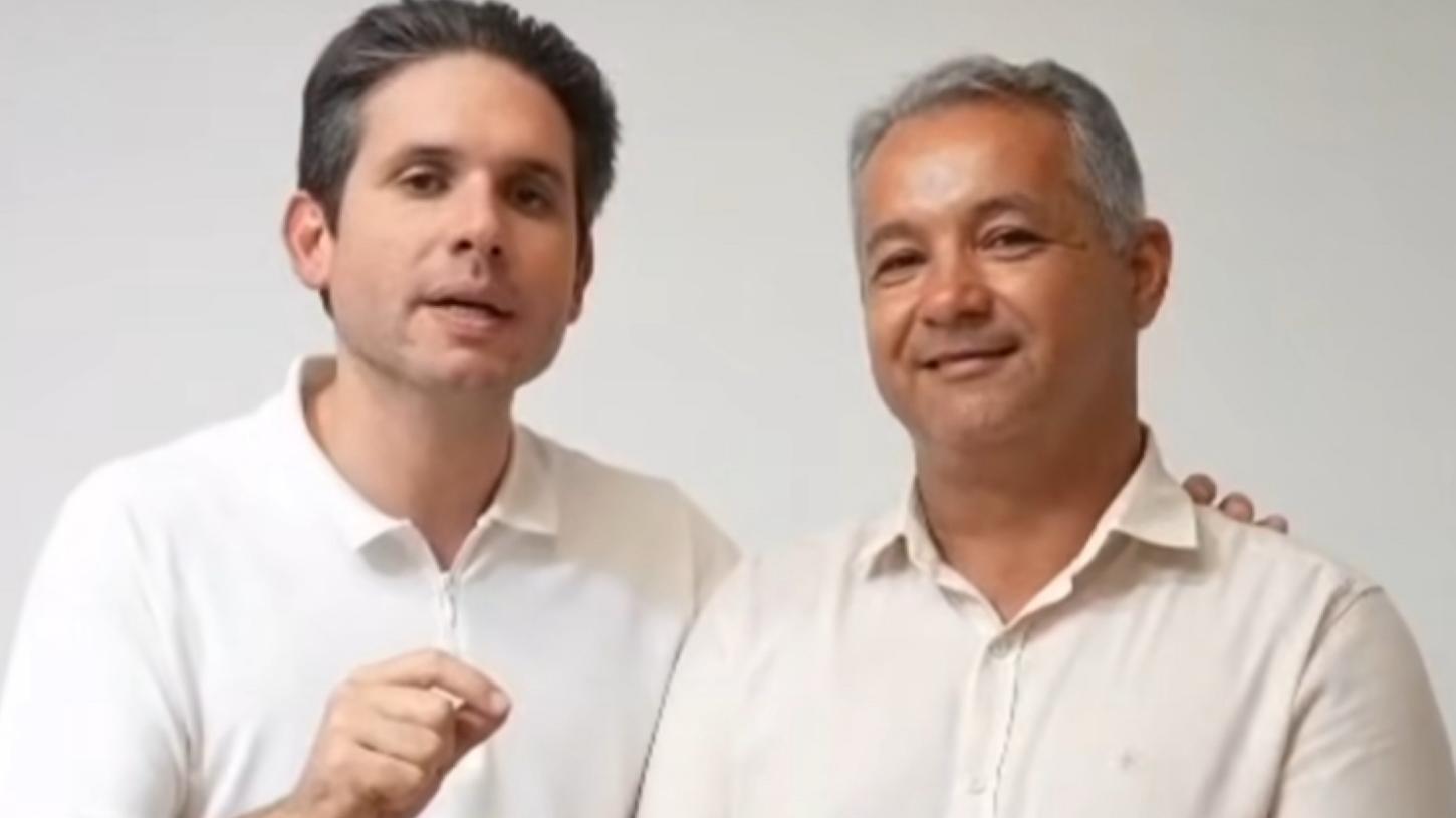 Parceria inédita com Coca-Cola trará água para São Francisco, anuncia prefeito ao lado de Hugo Motta