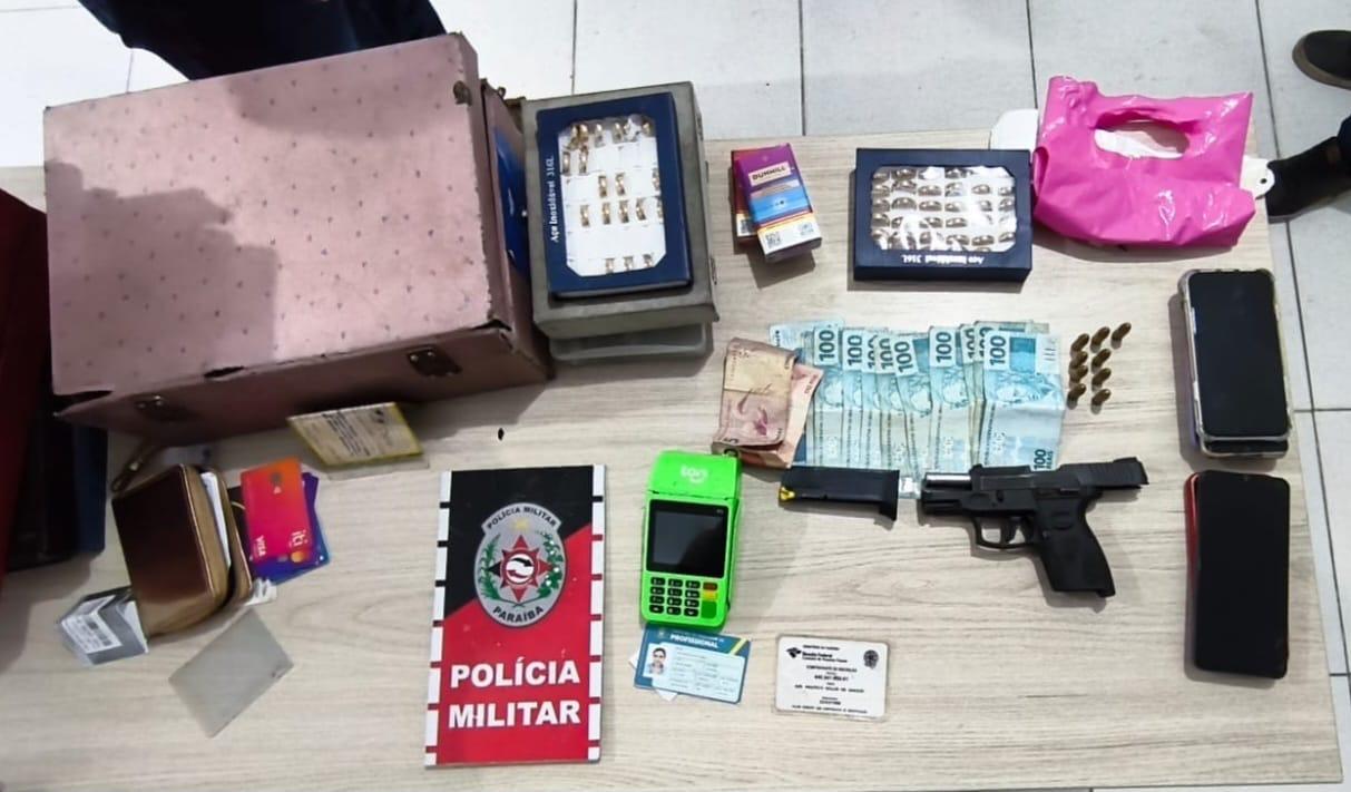 Homem é vítima de assalto na PB-393; Polícia Militar recupera dinheiro e prende suspeitos em Cajazeiras
