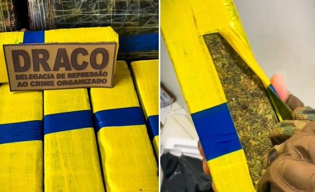 Mais de 500 kg de maconha são apreendidos em João Pessoa; dois homens são presos