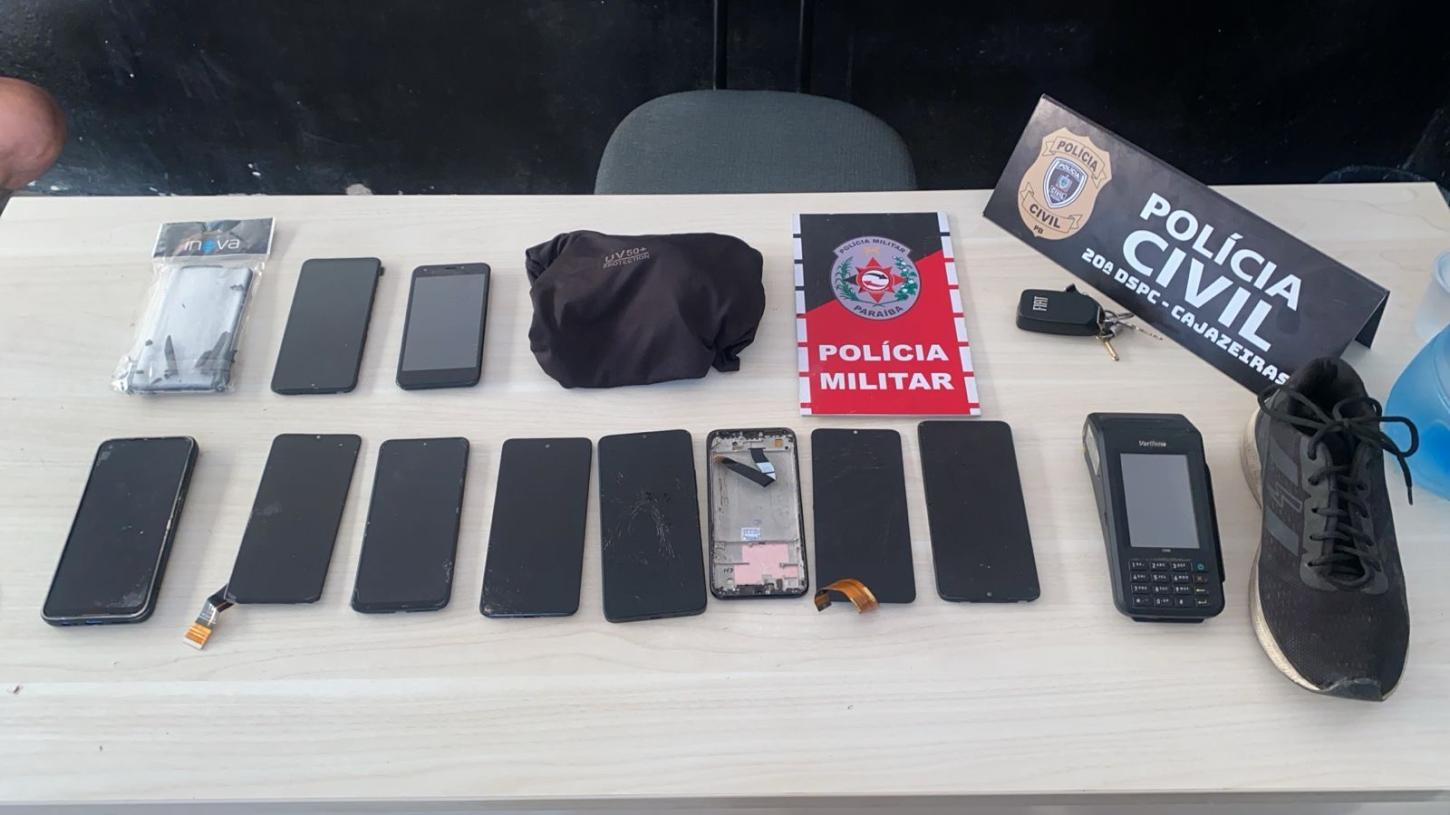 Polícia Militar e Polícia Civil prendem suspeitos de roubo em Cajazeiras