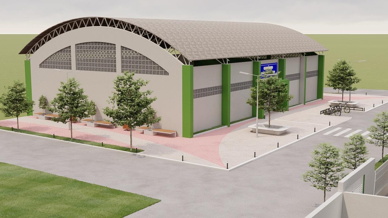 Prefeita Laís Raquel assina convênio para reforma e ampliação do ginásio das Populares em Poço de José de Moura