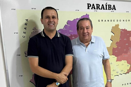 Aldo Andrade é recebido na governadoria tratando sobre parcerias e convênios para Bernardino Batista