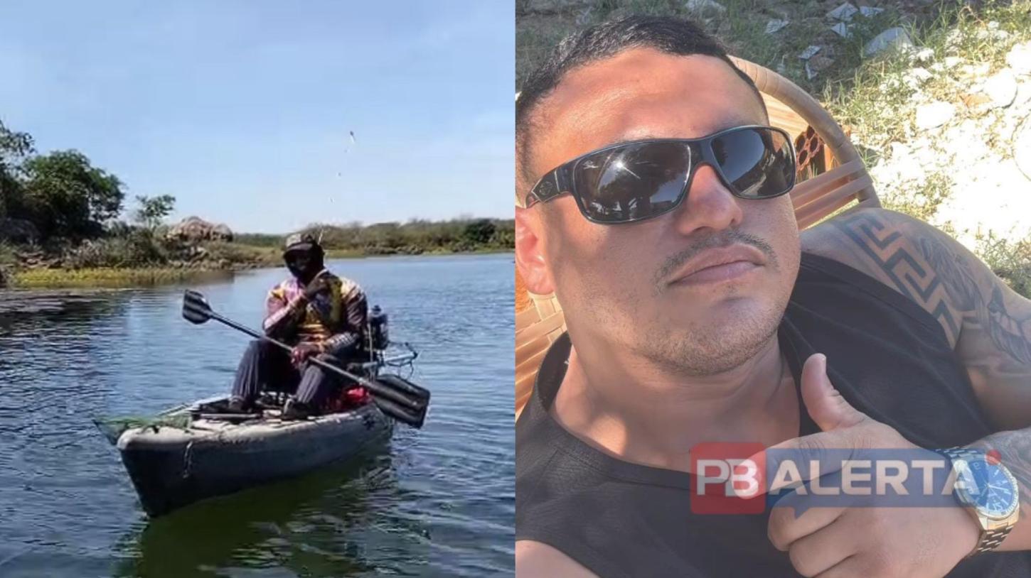 Minutos antes de desaparecer, homem postou vídeo da pescaria no Açude de São Gonçalo, em Sousa