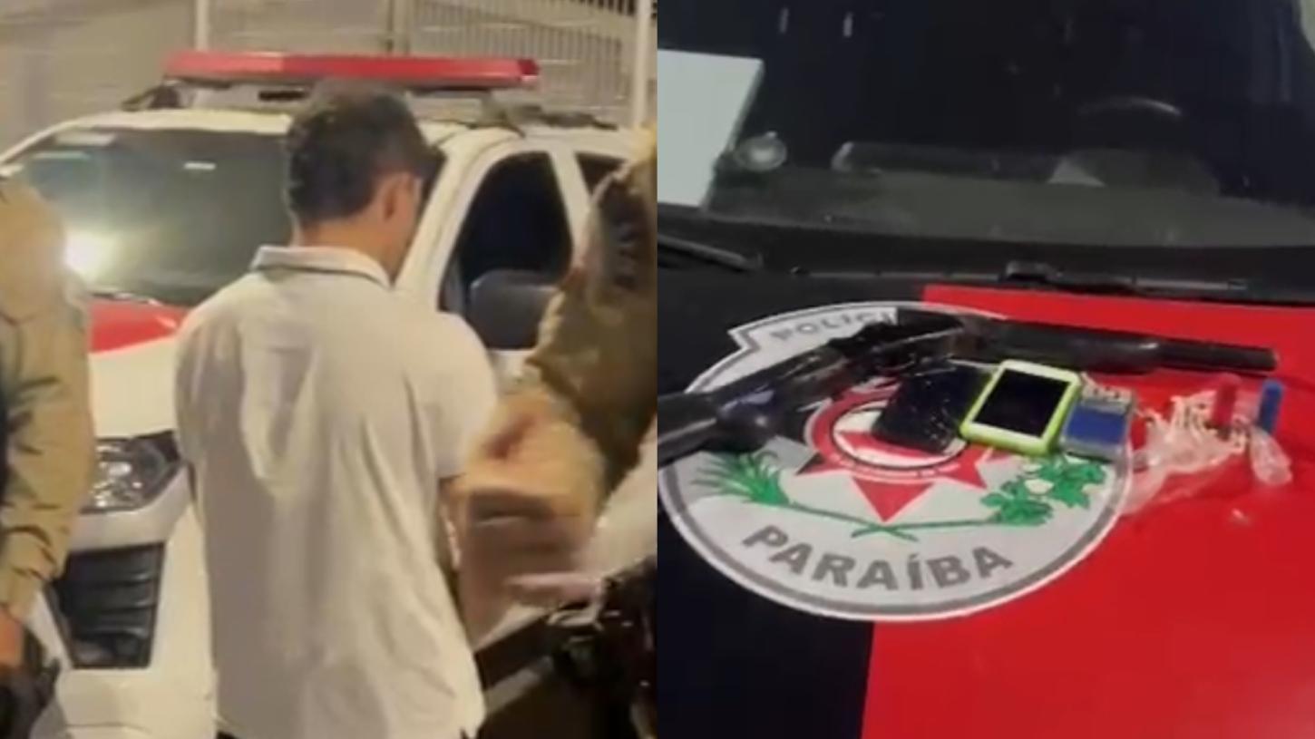 Polícia Militar desarticula ponto de Tráfico, prende homem em flagrante e apreende arma de fogo e drogas em Itaporanga
