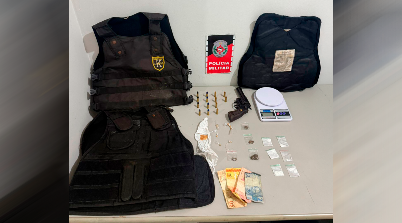 Polícia Militar prende suspeito por tráfico de drogas na cidade de Santa Rita
