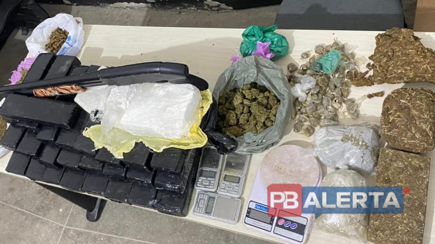 ROTAM realiza a maior apreensão de drogas do ano em Cajazeiras: ação milionária no Sertão