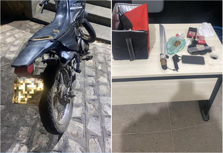 Dupla é presa por “delivery” de drogas durante ação da ROTAM na zona sul de Cajazeiras
