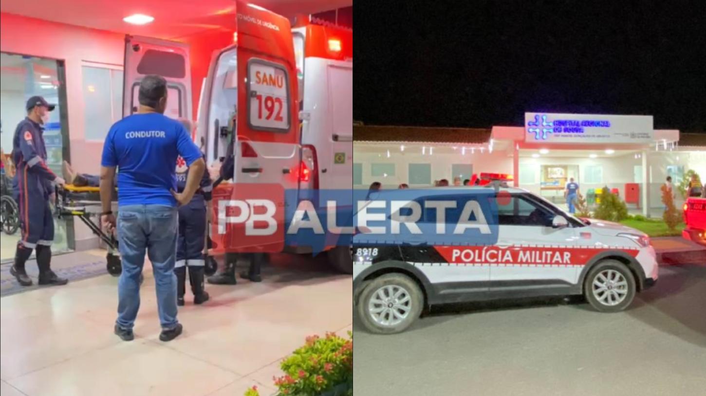 VÍDEO: Confusão em bar termina com dois feridos no Hospital Regional de Sousa; Homem é atingido por punhalada no peito