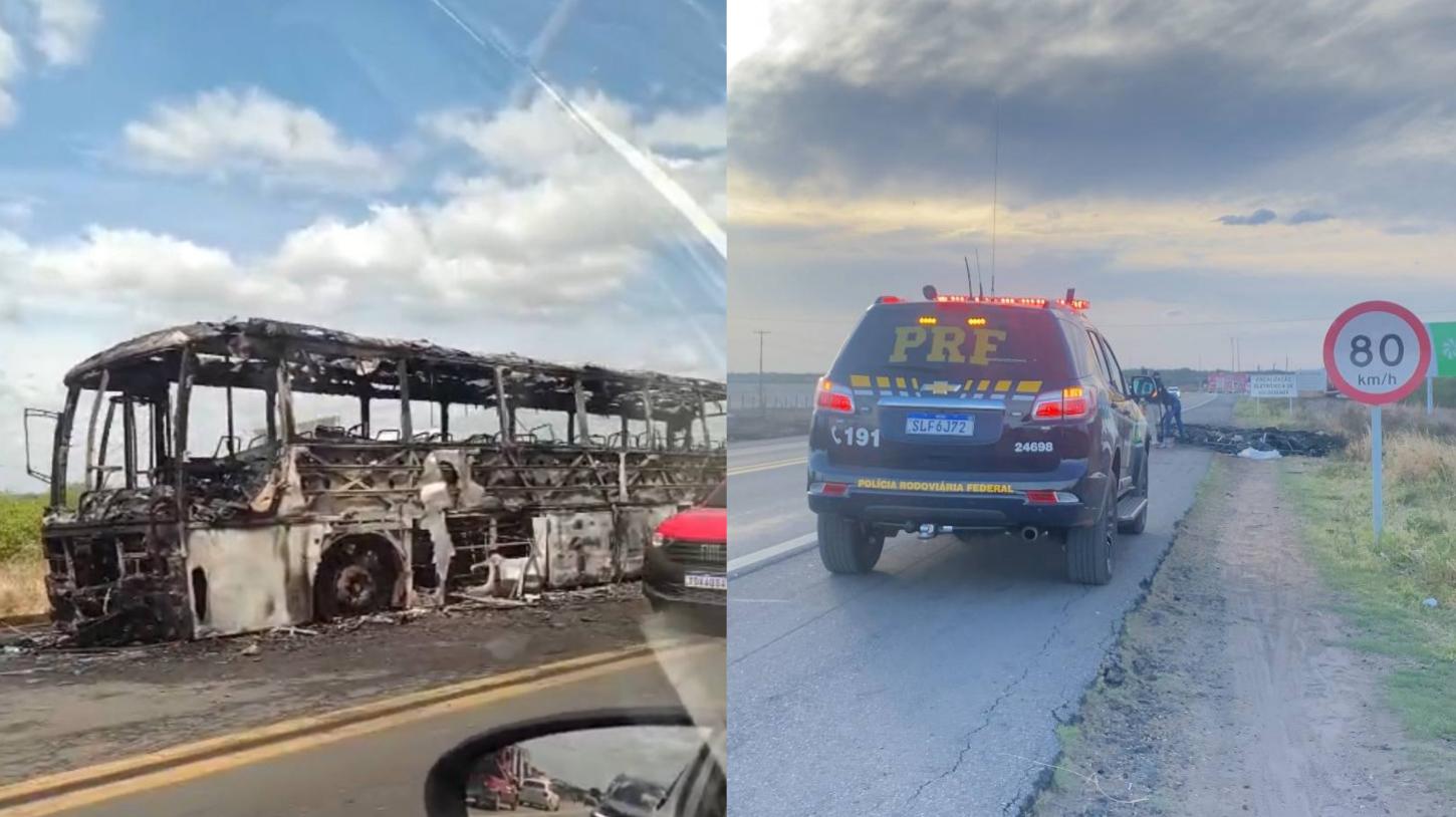 ATUALIZAÇÃO: Motorista revela momentos de pânico em incêndio na BR-230 em Sousa; 25 passageiros escaparam ilesos