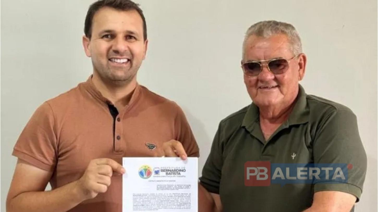 Prefeito Aldo Andrade garante fim da lama e poeira e assegura  mais de R$ 1 milhão para pavimentação de ruas e inicia nova fase de desenvolvimento em Bernardino Batista