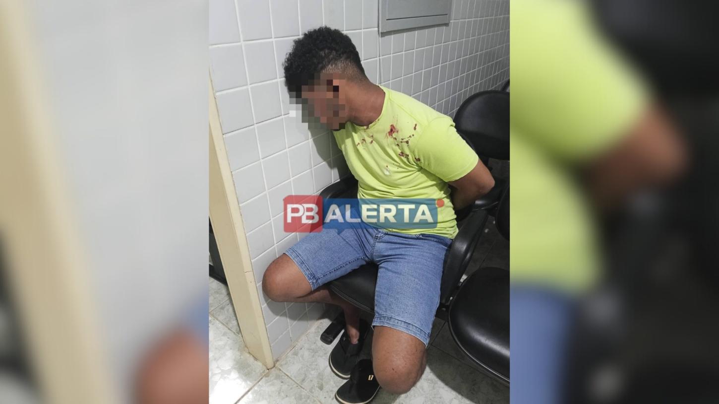 ROTAM prende suspeito de tráfico após perseguição e queda em São Gonçalo, em Sous