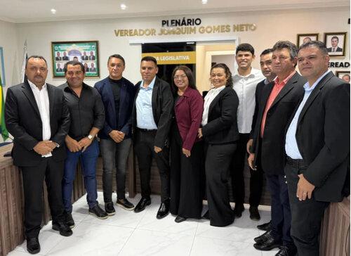 Câmara de Bernardino Batista realiza sessão e empossa Idiamim Bernardino como o novo presidente