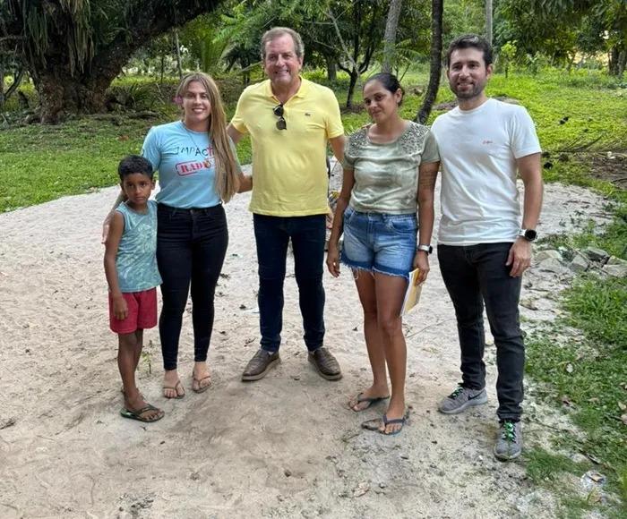 Em agenda no Litoral Sul da PB, Fábio Tyrone visita aldeia indígena e comunidades do município de Conde