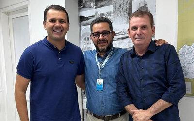 Prefeito Aldo Andrade cumpre agenda na Cagepa e na Funasa e garante avanços para Bernardino Batista