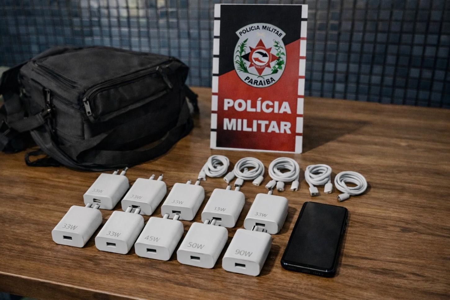 ROTAM recupera parte de material roubado em loja de Sousa e realiza apreensão em Cajazeiras