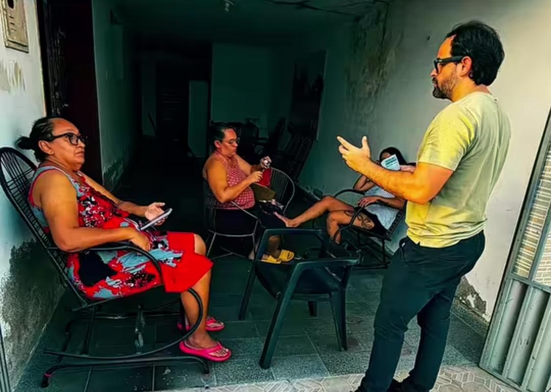 Dr. Athaíde Diniz intensifica caminhada pelo Sertão e ganha destaque com proximidade ao povo