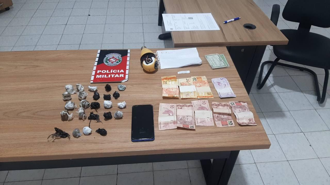 Esposa é presa pelo ROTAM por tráfico enquanto marido já está na cadeia pelo mesmo crime em Pombal