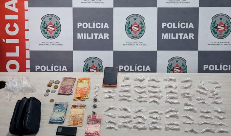 Polícia Militar prende suspeito por tráfico de drogas na cidade de Cajazeiras