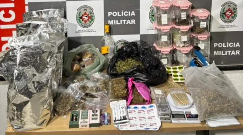 Ponto de tráfico de drogas que funcionava em imóvel alugado por aplicativo é desarticulado na Capital