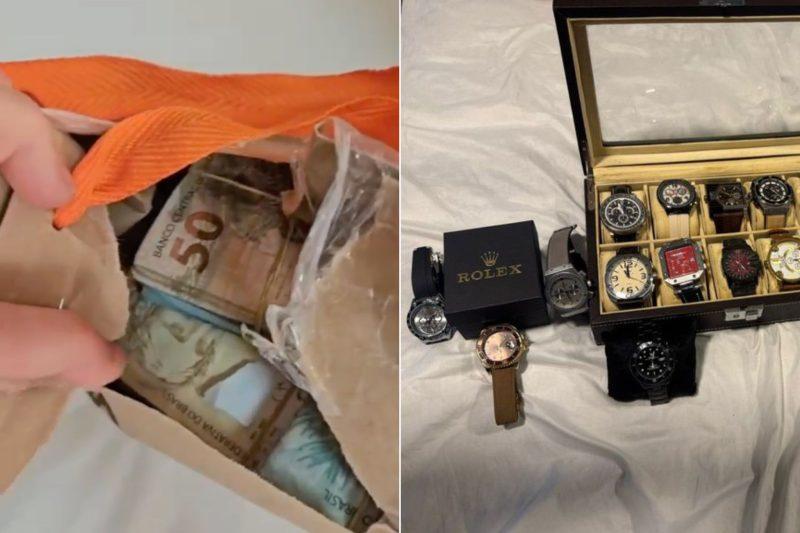 Operação que afastou prefeito apreende quase R$ 400 mil em sacolas e relógios de luxo