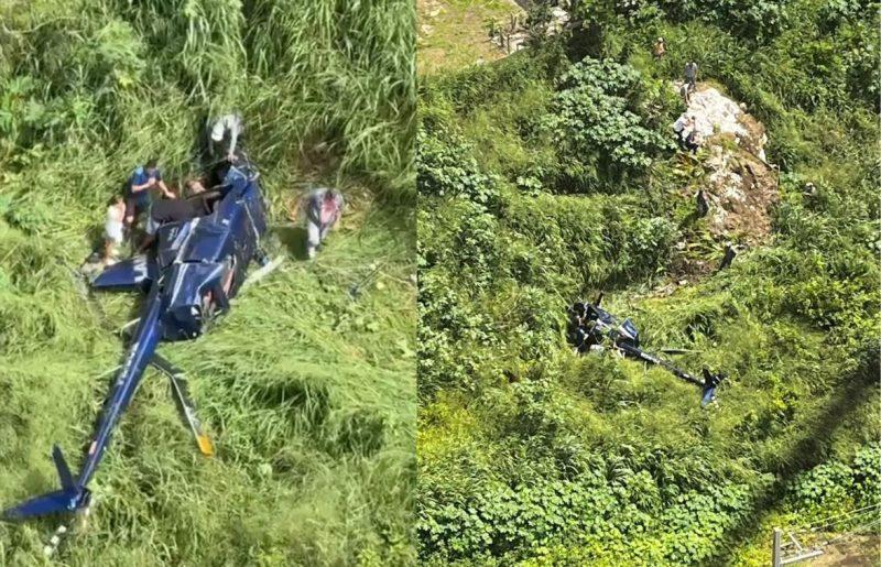 Piloto de helicóptero que caiu em CG é preso por pilotar aeronave sem permissão