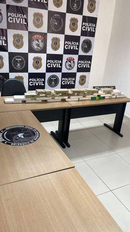 Suspeitos presos na BR-230, na Capital, transportavam R$ 1 milhão em drogas