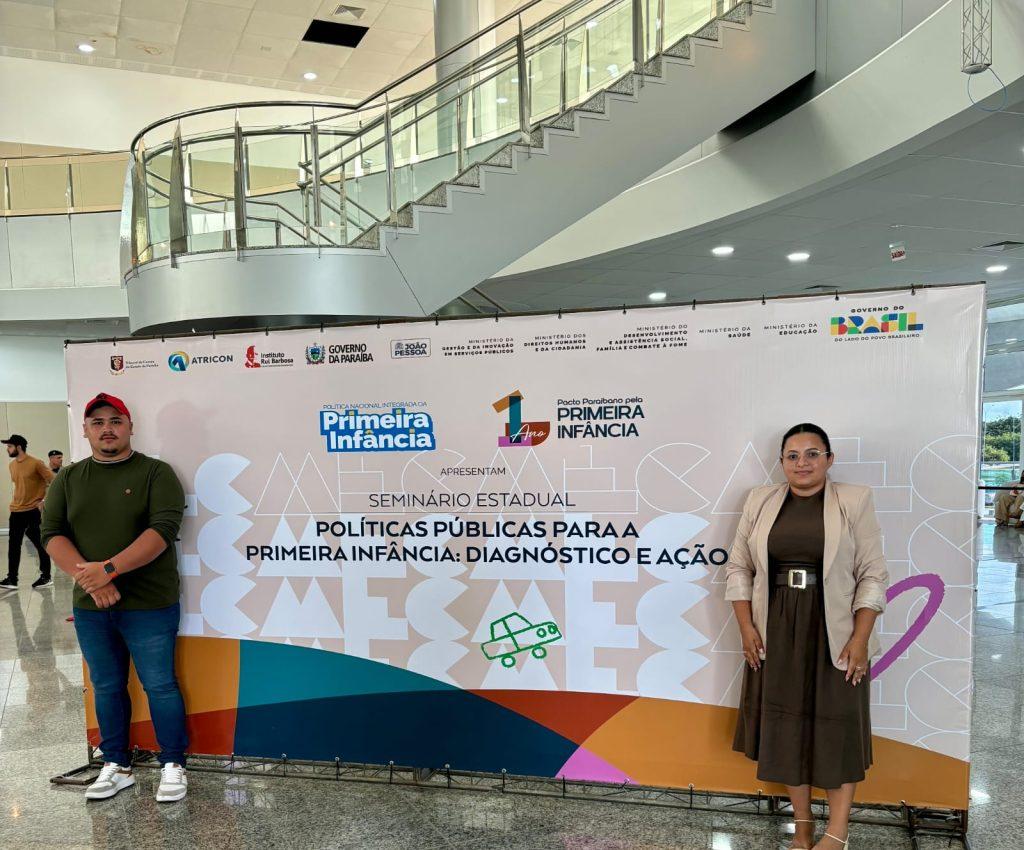 Bernardino Batista participa de seminário estadual sobre políticas públicas para a primeira infância em João Pessoa