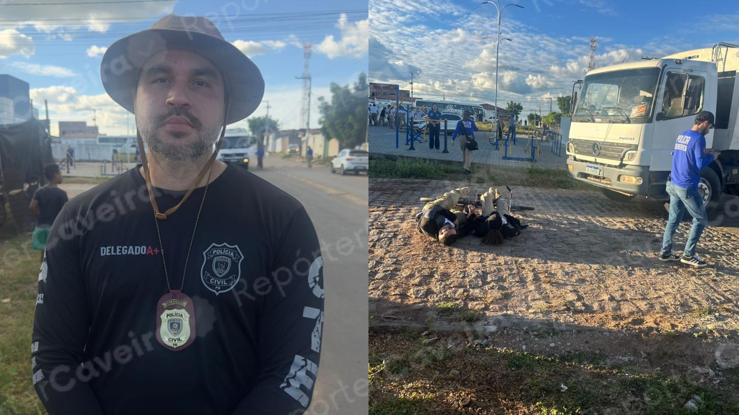 Delegado do caso detalha reconstituição do atropelamento que matou dois irmãos em Sousa: “Buscamos a versão mais provável dos fatos”