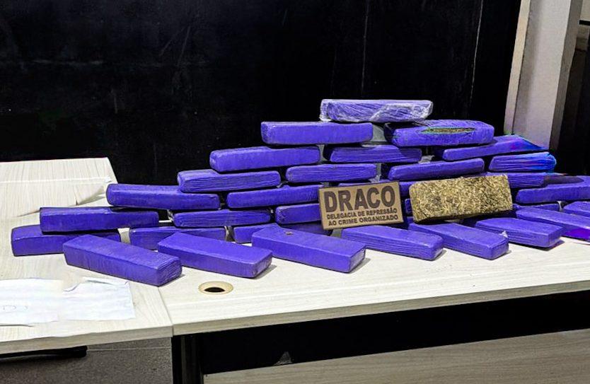 DRACO: Polícia Civil prende casal com cerca de 37 quilos de drogas em Cajazeiras