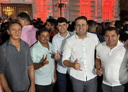 Prefeito Aldo Andrade participa da posse de Lucas Ribeiro como governador da Paraíba