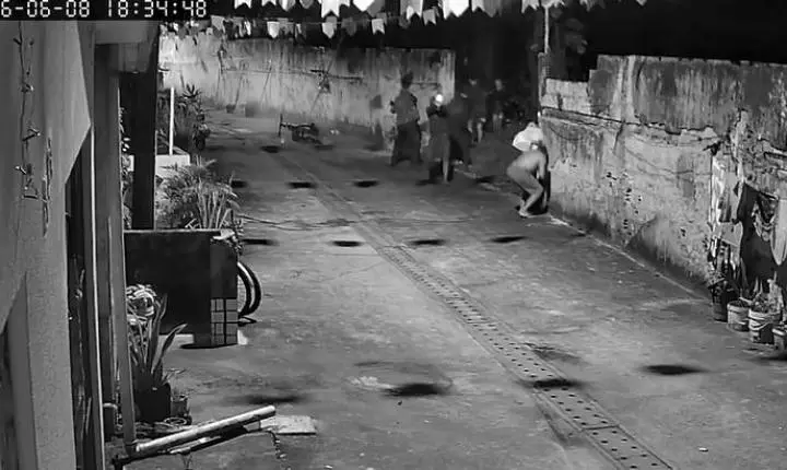 Ataque terrorista deixa dois mortos e três feridos no Rangel, em João Pessoa; câmeras registram execução em plena rua