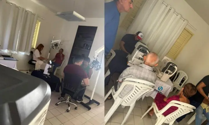 Ex-prefeito Coloral realiza mutirão com mais de 300 atendimentos oftalmológicos em São José da Lagoa Tapada