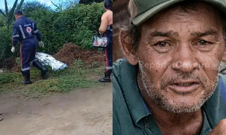 Homem é encontrado morto na zona rural de São José da Lagoa Tapada; corpo será levado ao IPC de Cajazeiras