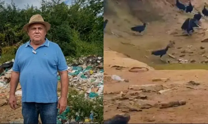 VÍDEO: Ex-prefeito critica gestão atual e aponta abandono em lixão municipal de São José da Lagoa Tapada (PB)